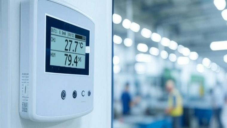 Nhiệt độ, temperature, độ ẩm, humidity, factory, nhà máy